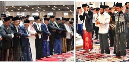 Idul Fitri 1444 H, Jokowi Shalat di Masjid Sheikh Zayed Solo, Ma'ruf Amin di Masjid Istiqlal Jakarta